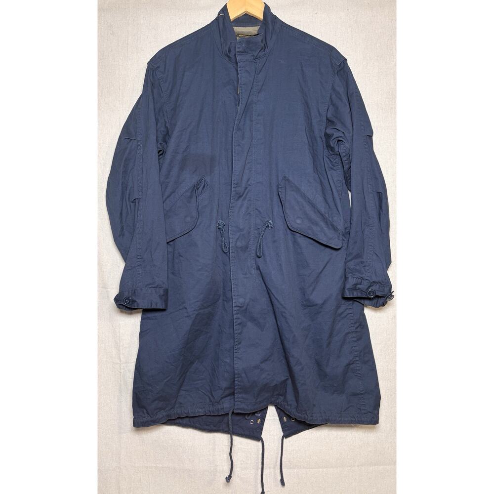 3 Days Union Workware Union Made Parka Jacket Sz SM Navy Intermediate Light Zone